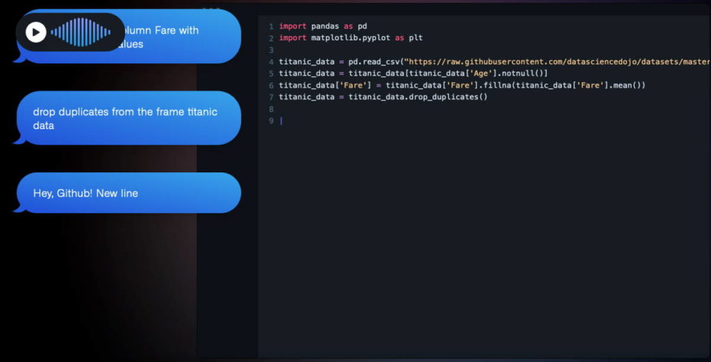 Programmer sans toucher au clavier ou à la souris ? La solution arrive bientôt et s'appelle Hey GitHub 3 Salut le langage de programmation GitHub Copilot