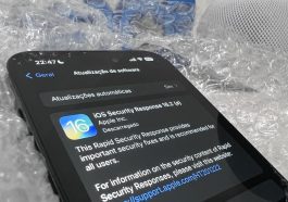Imagem iOS 16.2 beta 3 com Rápida Resposta de Segurança