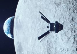 Imagem da Artemis 1 da NASA rumo à Lua