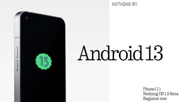 Nothing Phone (1) Android 13 Google atualização