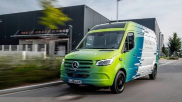 Elétrico eSprinter da Mercedes