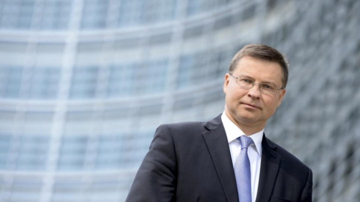 Valdis Dombrovskis, vice-président de la Commission de l'économie et du commerce