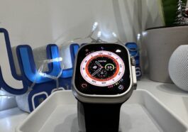 Imagem com o Apple Watch Ultra com watchOS 9.2
