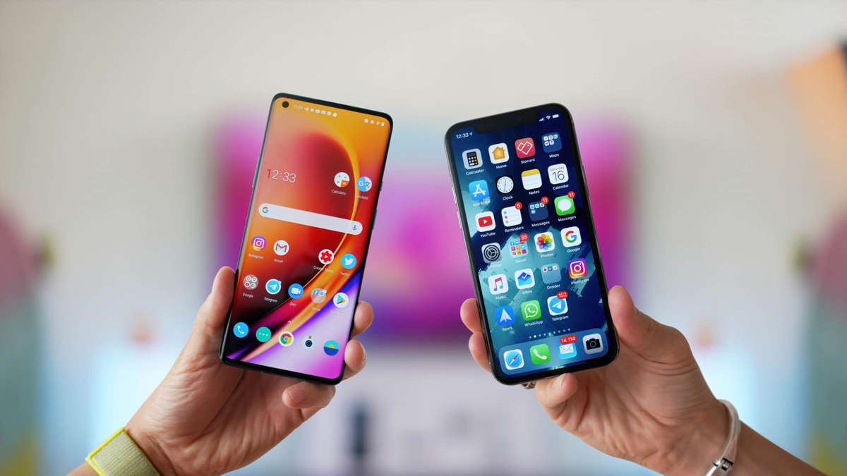 iOS Android smartphones mercado sistema