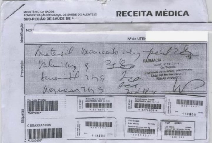 Illustration de l'écriture manuscrite du docteur que Google Lens déchiffrera