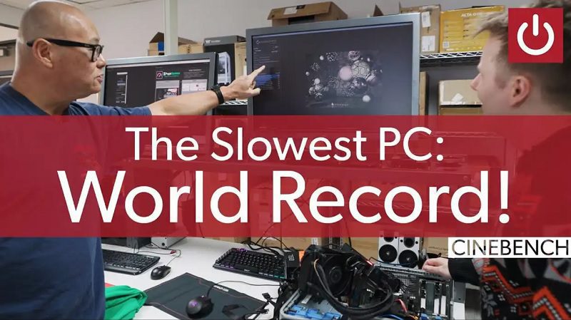 Le PC le plus lent du monde construit avec un processeur à 1 cœur