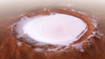 Vidéo : la neige tombe sur Mars et la NASA fait la fête