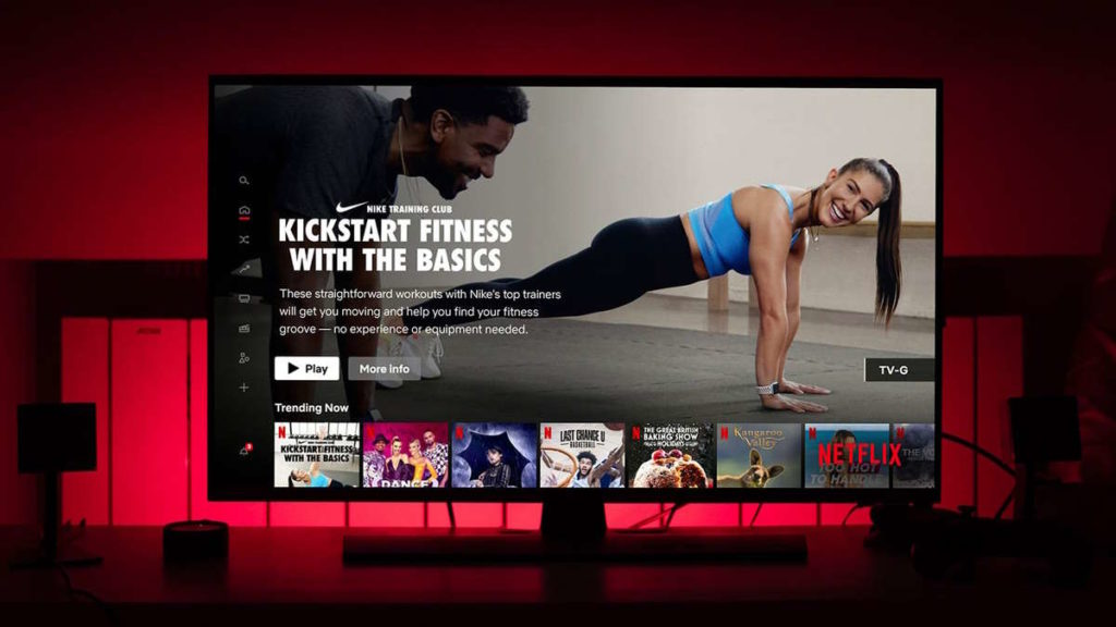 Activité d'exercice physique Netflix Nike