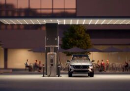 Estação de carregamento de elétricos da Mercedes-Benz