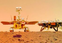 Imagem do rover da China, Zhurong, adormecido eternamente em Marte