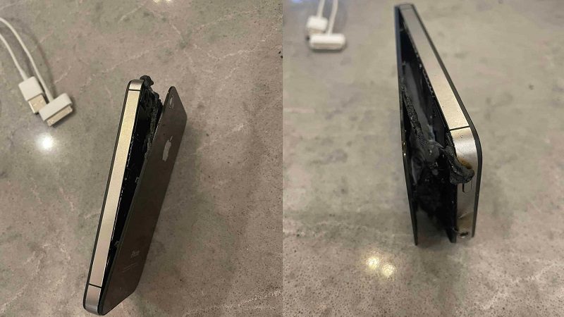 L'iPhone 4 prend feu la nuit et l'explosion a été filmée par une caméra de surveillance [vídeo]