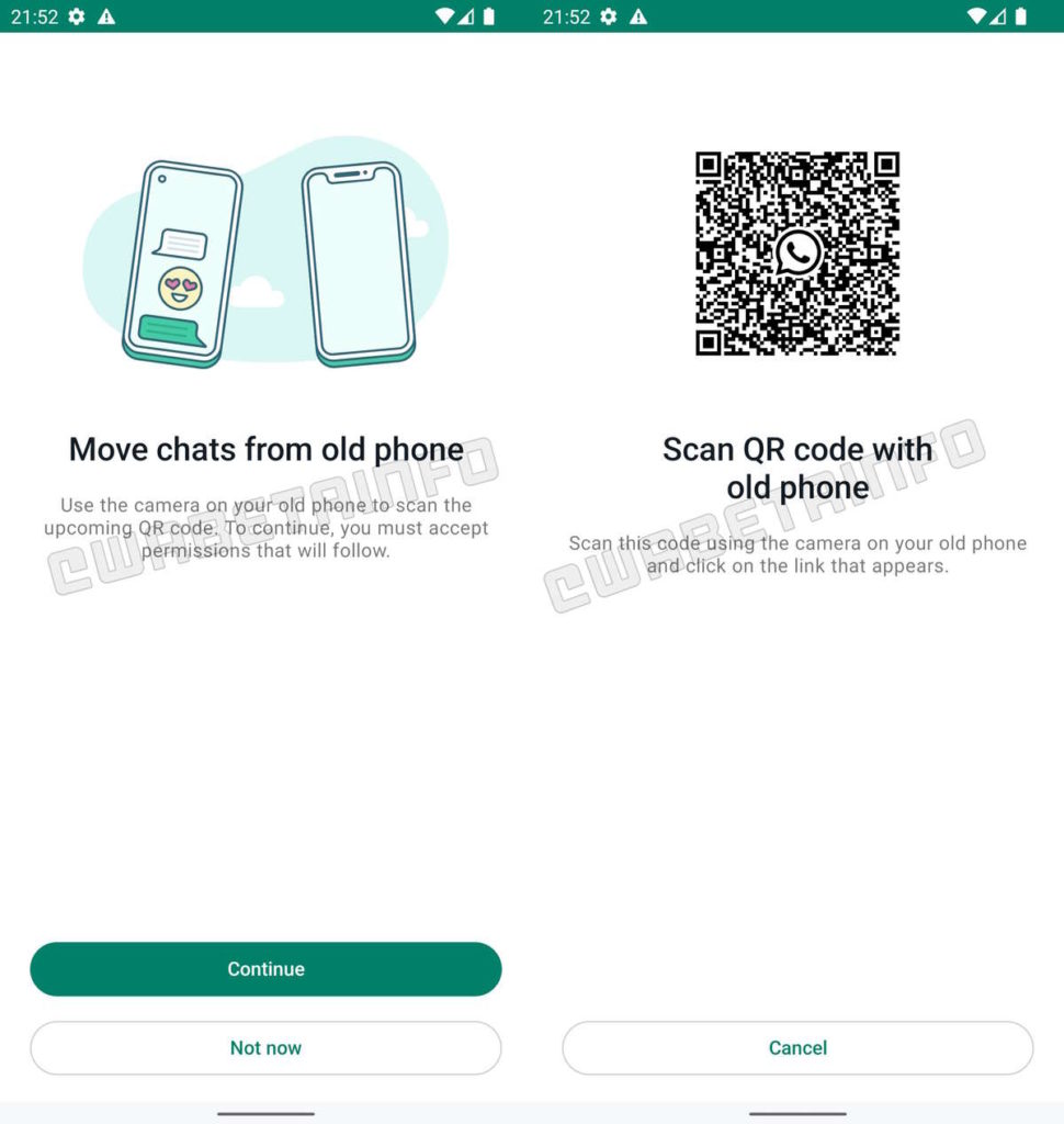 WhatsApp continue de préparer la migration des conversations sur Android sans passer par Google Drive 3 1674006004 432 WhatsApp continue de preparer la migration des conversations sur Android