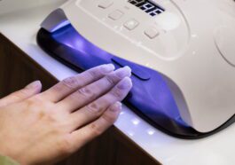 Secador de verniz de unhas com luz UV