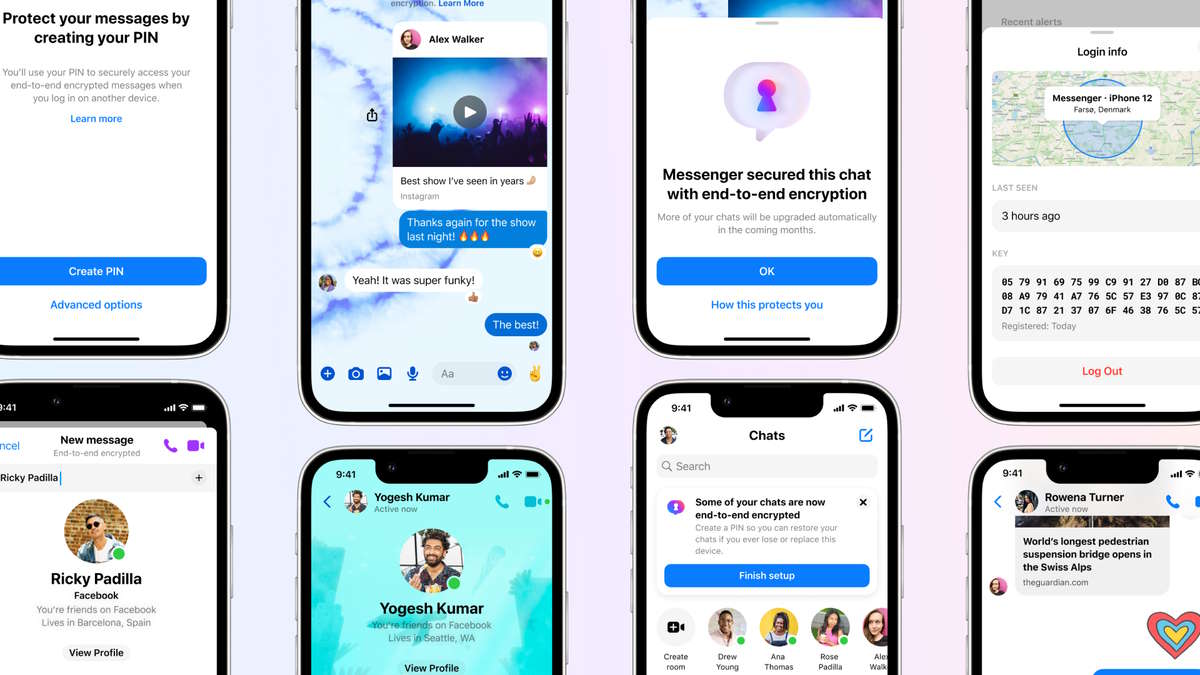 Meta Messenger conversas cifradas funcionalidades