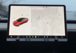 Tesla botões carro interface
