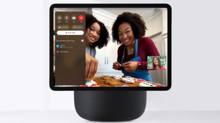 Apple pourrait lancer des appareils pour concurrencer Nest Hub et Echo Show 2 Image conceptuelle d'un nouvel appareil d'Apple basé sur l'iPad et le HomePod