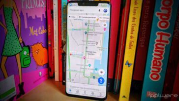 Google Maps gesto interface smartphone