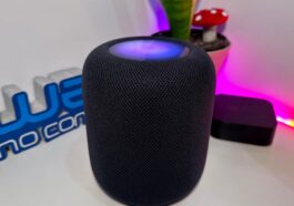 Imagem da coluna inteligente da Apple, o HomePod 2 em análise