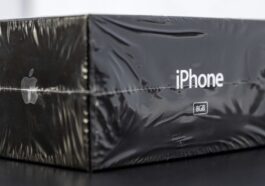Apple iPhone original e selado vendido em leilão por mais de 63 mil dólares