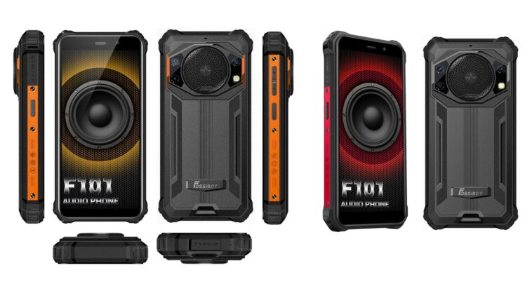 FOSSiBOT F101 – Le smartphone robuste qui vous offrira de la musique (avec haut-parleur 3,5 W)