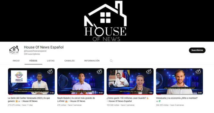 House of News Español, prétendue chaîne YouTube avec des acteurs et des textes générés par l'IA