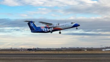 Avião Dash-8 fez voo de 15 minutos a hidrogénio