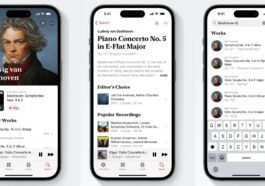 Imagem da app de música clássica do Apple Music, o Apple Music Classical