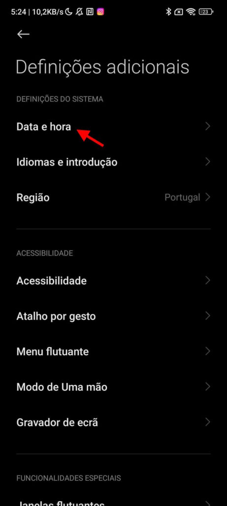 horloge smartphone réglage de l'heure android