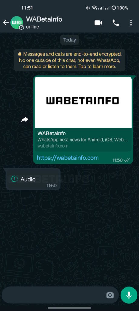 Les messages vocaux WhatsApp disparaissent partager