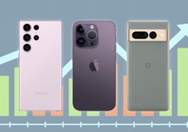 Imagem iPhone 14, Galaxy S23 e Pixel 7