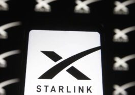 Starlink satélites SpaceX céu V2 Mini