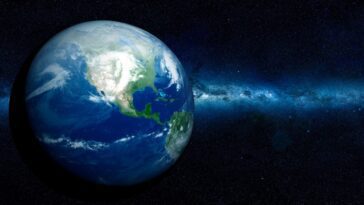 Ilustração da Terra e da sua água
