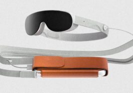Ilustração das imagens dos Apple Glass para realidade aumentada