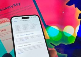 Imagem ativação chave de segurança no iPhone 14 Pro