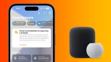 Imagem HomePod para detetar alarmes de fumo ou monóxido de carbono