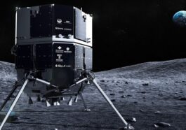 Ilkustração da sonda ispace que aterrará na Lua