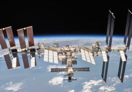 Imagem da Estação Espacial Internacional tirada pela NASA