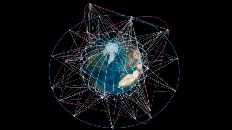 Imagem da IRIS², a constelação de satélites da União Europeia