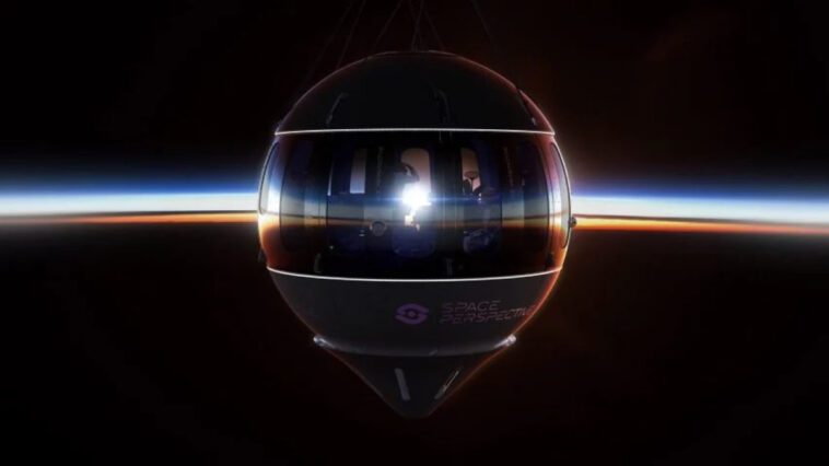 Space Balloon da Space Perspective, que poderá receber pessoas que queiram casar no espaço