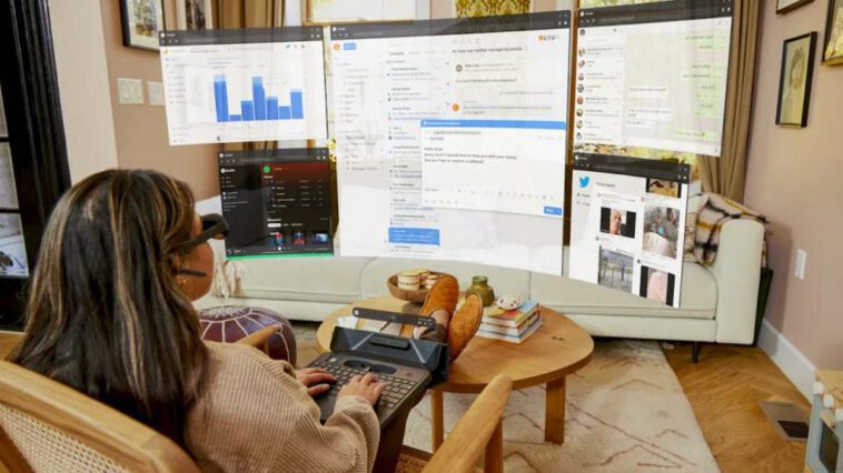 Spacetop : le PC de réalité augmentée qui veut transformer le travail à distance 1 Spacetop: o PC de realidade aumentada que quer transformar o trabalho remoto