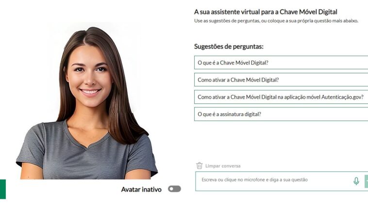 Já está disponível a assistente virtual para serviços públicos