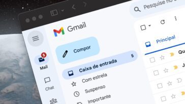 Imagem do cliente de email Gmail