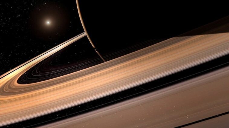 Les anneaux de Saturne disparaissent... 1 Anéis de Saturno