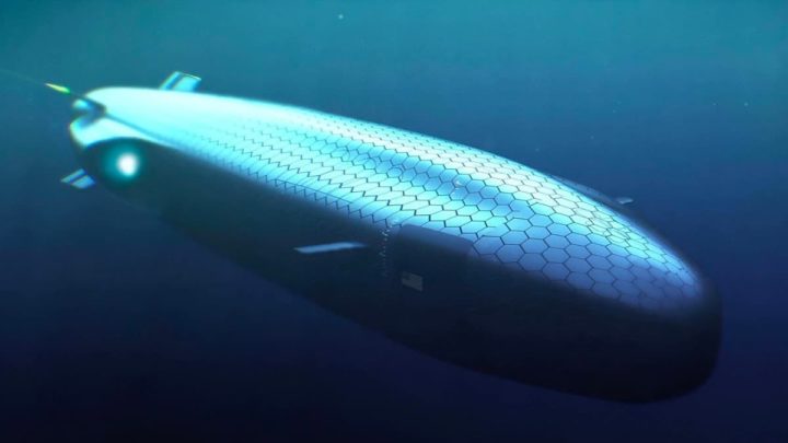 La propulsion des futurs sous-marins américains en fera des anges de la mort 2 illustration de sous-marin futuriste