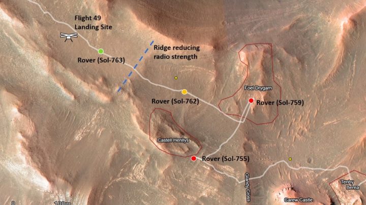 L'hélicoptère Ingenuity fait peur à la NASA : 3 milliards de toasts sur Mars 3 image du site de l'hélicoptère Ingenuity de la NASA sur Mars