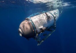 Submarino da OceanGate Expeditions, que opera viagens turísticas aos destroços do Titanic