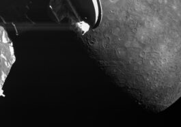 Imagem de Mercúrio captada pelo orbitador BepiColombo