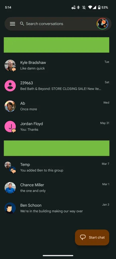 Google RCS Messages Android Apple