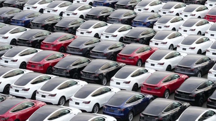 Illustration d'image de voitures électriques