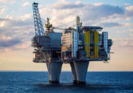 Imagem plataforma de extração de petróleo